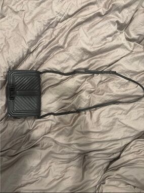 Rebecca Minkoff Black Quilted Crossbody Shoulder Bag